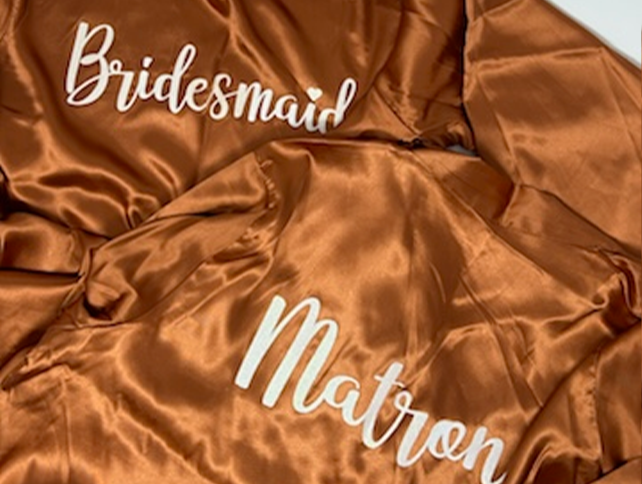 Bridesmaids Robes Personalized